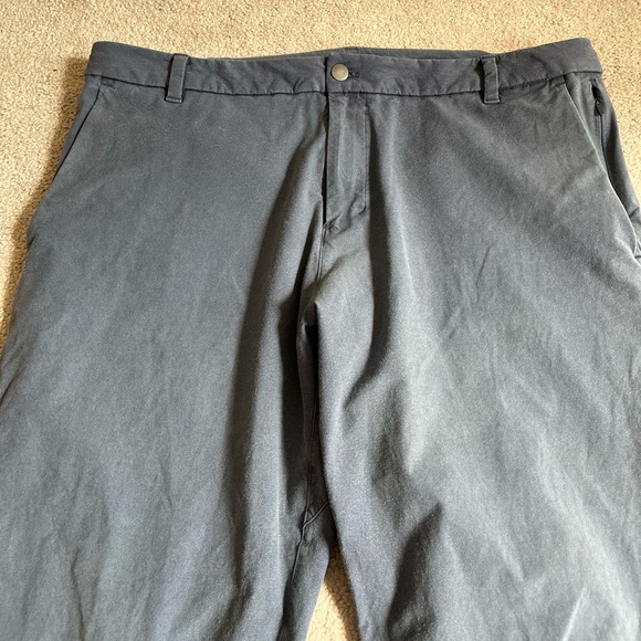 Lululemon Men’s Blue Gray Cotton Swift Commission Pants Sz. 38 - Picture 2 of 4